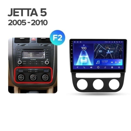 Штатная магнитола Teyes CC2 Plus 4/64 Volkswagen Jetta 5 (2005-2010)