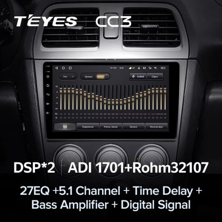 Штатная магнитола Teyes CC3 3/32 Subaru Impreza GD GG 2002-2007
