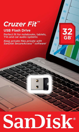 Флэш-диск SanDisk 32GB Cruzer Fit