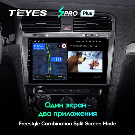 Штатная магнитола Teyes SPRO Plus 3/32 Volkswagen Golf 7 MK7 (2014-2018)