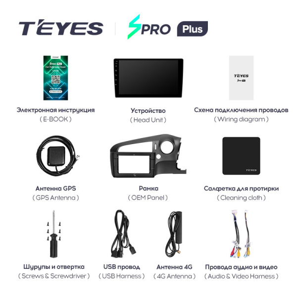 Штатная магнитола Teyes SPRO 4+32G для Stream 2006-2014