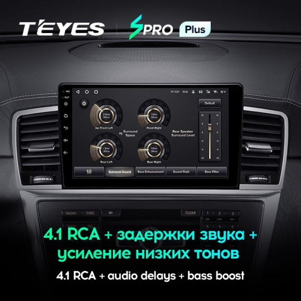 Штатная магнитола Teyes SPRO Plus 3/32 Mercedes-Benz ML-Class W166 (2011-2015)
