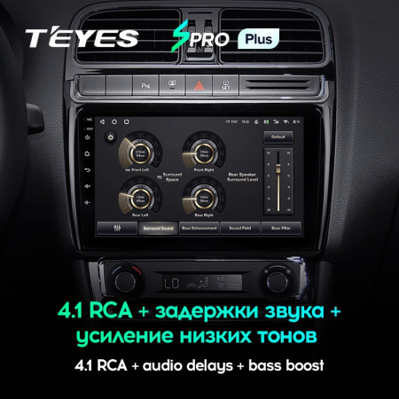Штатная магнитола Teyes SPRO Plus 3/32 Volkswagen Polo 5 (2008-2020)