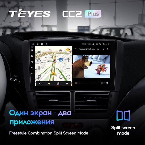 Штатная магнитола Teyes CC2 Plus 3/32 Subaru Impreza GH GE (2007-2011)