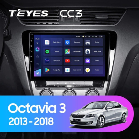 Штатная магнитола Teyes CC3 3/32 Skoda Octavia 3 A7 (2013-2018)