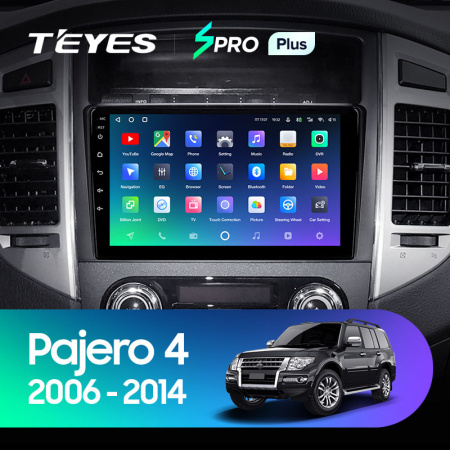 Штатная магнитола Teyes SPRO 3+32G  для Pajero4 2006-2022 ТИП-B