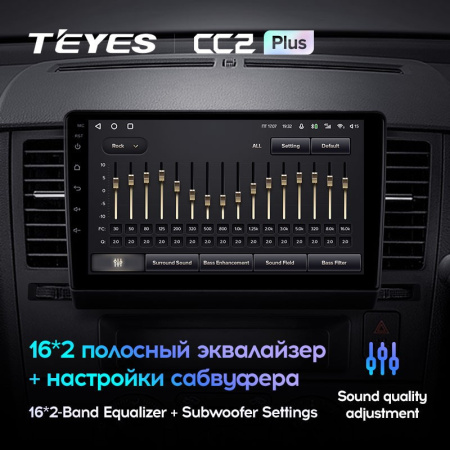 Штатная магнитола Teyes CC2 Plus 4/64 Nissan Tiida C11 (2004-2013)