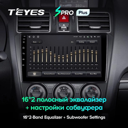 Штатная магнитола Teyes SPRO Plus 3/32 Subaru Forester SJ (2015-2018)