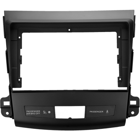 Штатная рамка (без дисплея) Teyes для  Mitsubishi Outlander 2 CW0W 2005-2013 / Citroen C-Crosser 1 2007-2013 / Peugeot 4007 2007-2012 (Для экрана 9")