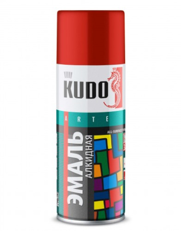 KUDO KU-1003 Эмаль красная 520 мл (аэрозоль)