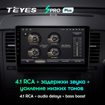 Штатная магнитола Teyes SPRO Plus 4/64 Nissan Tiida C11 (2004-2013)