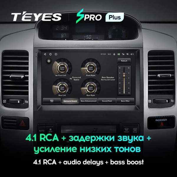 Штатная магнитола Teyes SPRO Plus 6/128 Toyota Land Cruiser Prado 120 (2002-2009)