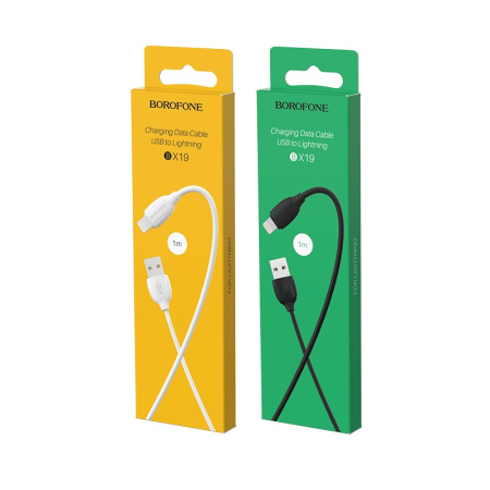 Кабель USB - Lightning 1м 2.4A BOROFONE BX19