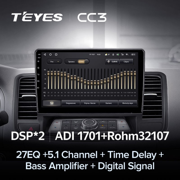 Штатная магнитола Teyes CC3 3/32 Nissan Teana J32 (2008-2013)