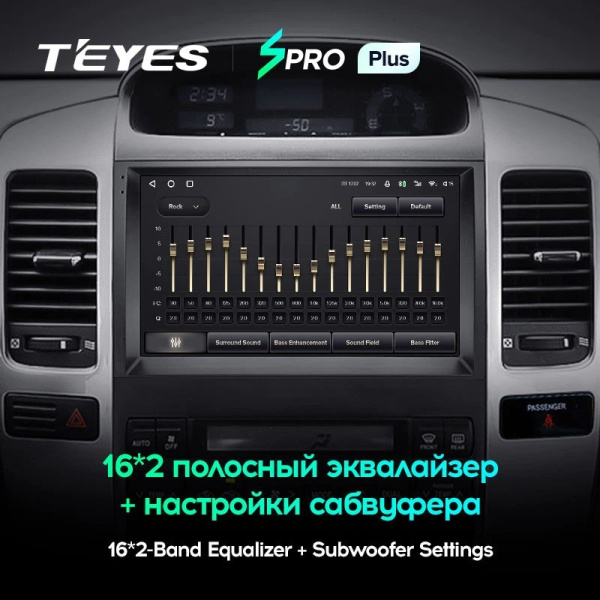 Штатная магнитола Teyes SPRO Plus 3/32 Toyota Land Cruiser Prado 120 (2002-2009)