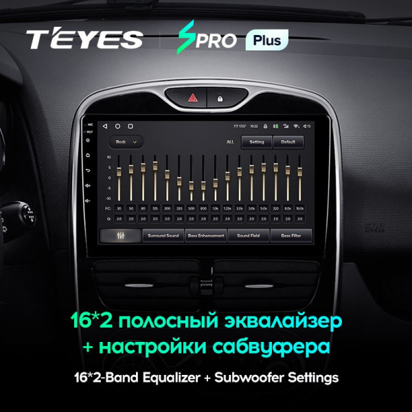 Штатная магнитола Teyes SPRO Plus 6/128 Renault Clio 4 BH98 KH98 (2012-2015)