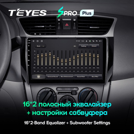 Штатная магнитола Teyes SPRO Plus 3/32 Nissan Sentra B17 (2012-2017)