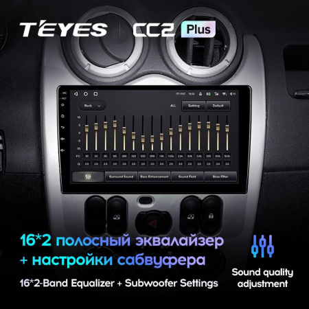 Штатная магнитола Teyes CC2 Plus 4/64 Renault Logan 1 (2010-2015)