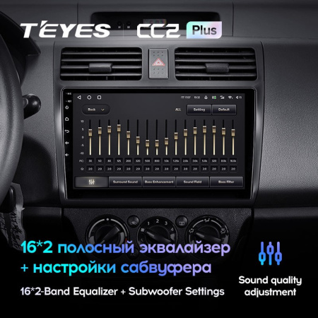 Штатная магнитола Teyes CC2 Plus 3/32 Suzuki Swift 3 (2003-2010)