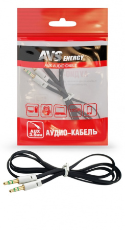 Кабель AVS с разъемом 3,5 jack - 3,5 jack (аудио) (1м) AU-61