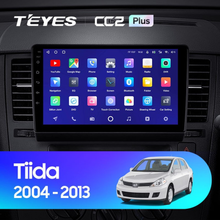 Штатная магнитола Teyes CC2 Plus 4/64 Nissan Tiida C11 (2004-2013)
