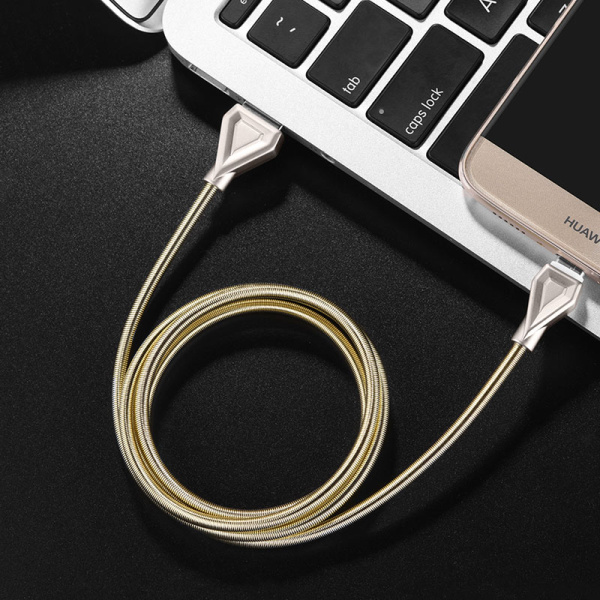 Кабель USB - Type C 1м 2.4A HOCO U25 в металлич. оплётке