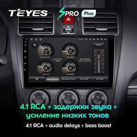 Штатная магнитола Teyes SPRO Plus 4/64 Subaru Forester SJ (2015-2018)