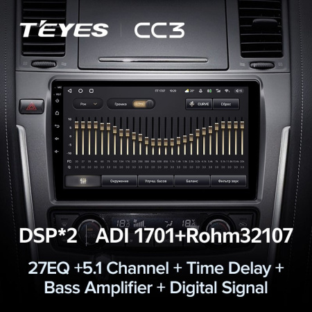 Штатная магнитола Teyes CC3 3/32 Nissan Patrol Y62 (2010-2020) 9" дюймов