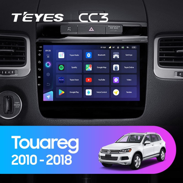 Штатная магнитола Teyes CC3 3/32 Volkswagen Touareg FL NF (2010-2018)