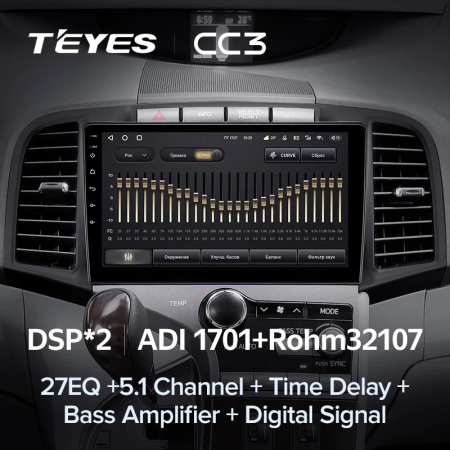 Штатная магнитола Teyes CC3 360 6/128 Toyota Venza 2008-2016