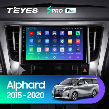 Штатная магнитола Teyes SPRO 4+32G для Alphard 2015-2020
