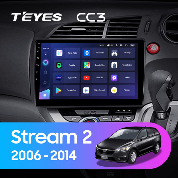Штатная магнитола Teyes CC3L 4+32G для Stream 2006-2014