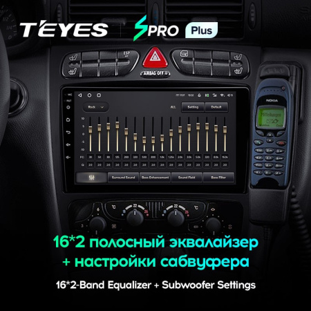 Штатная магнитола Teyes SPRO Plus 3/32 Mercedes Benz C/CLK Class S203 W203 W209 A209 (2000-2005)