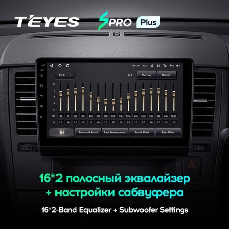 Штатная магнитола Teyes SPRO Plus 3/32 Nissan Tiida C11 (2004-2013) Тип-В