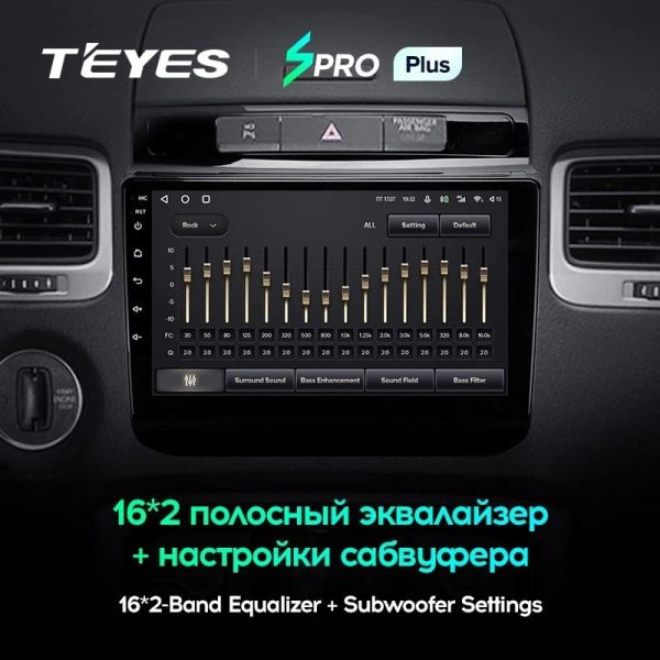 Штатная магнитола Teyes SPRO Plus 6/128 Volkswagen Touareg FL NF (2010-2018) тип B