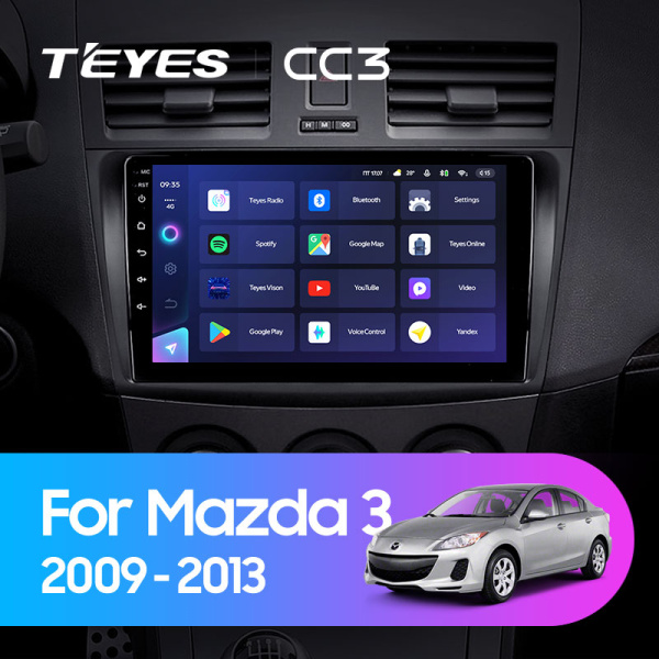 Штатная магнитола Teyes CC3L 4+32G для Mazda3 2009-2013