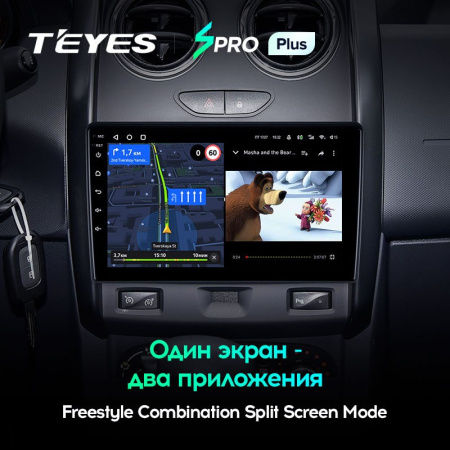 Штатная магнитола Teyes SPRO Plus 4/64 Renault Duster (2015-2020)