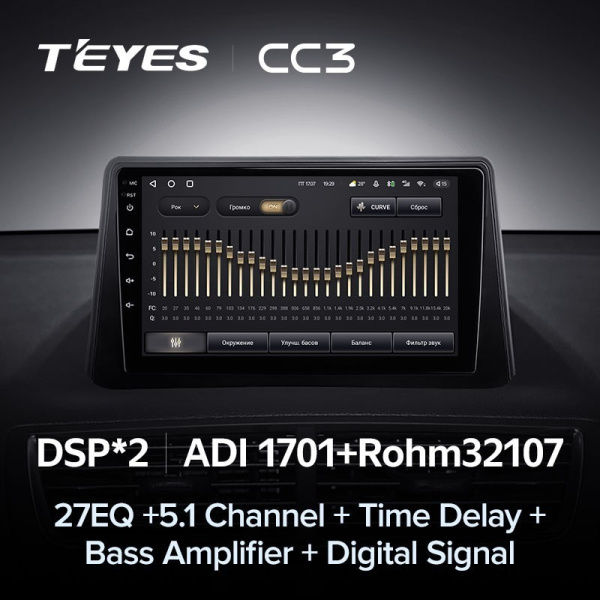 Штатная магнитола Teyes CC3 360 6/128 Opel Mokka 1 (2012-2016)