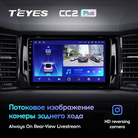 Штатная магнитола Teyes CC2 Plus 6/128 Skoda Kodiaq (2016-2020)