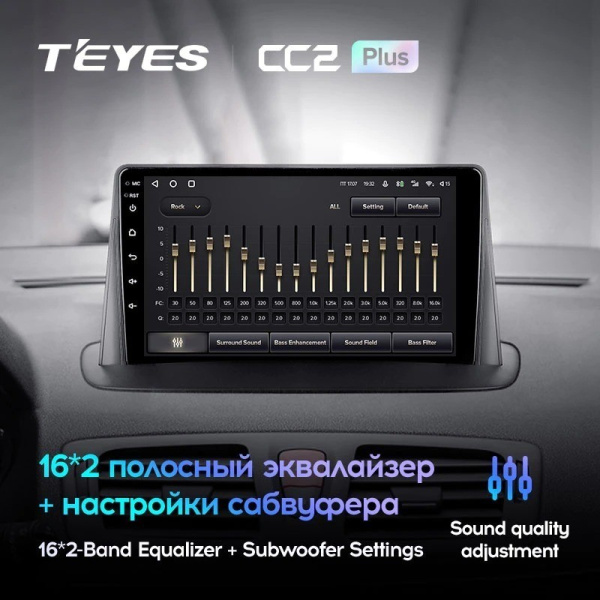 Штатная магнитола Teyes CC2 Plus 4/64 Renault Megane 3 (2008-2014)