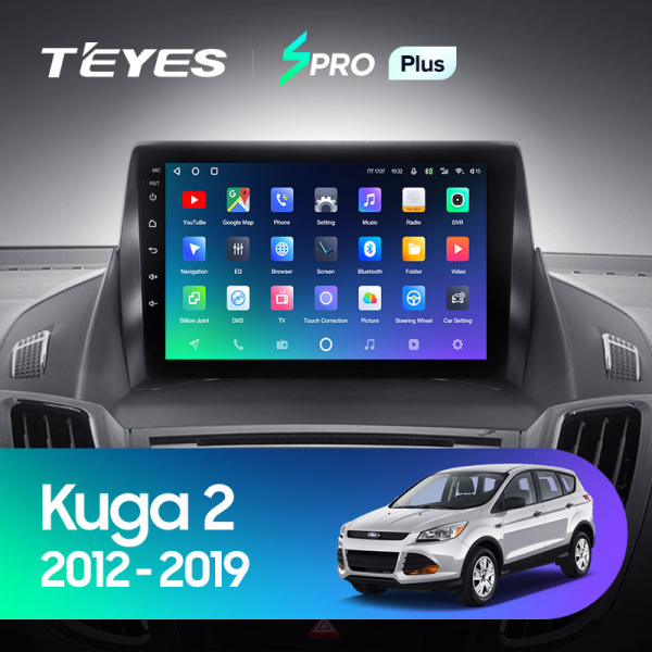 Штатная магнитола Teyes SPRO 3+32G для Kuga 2012-2019