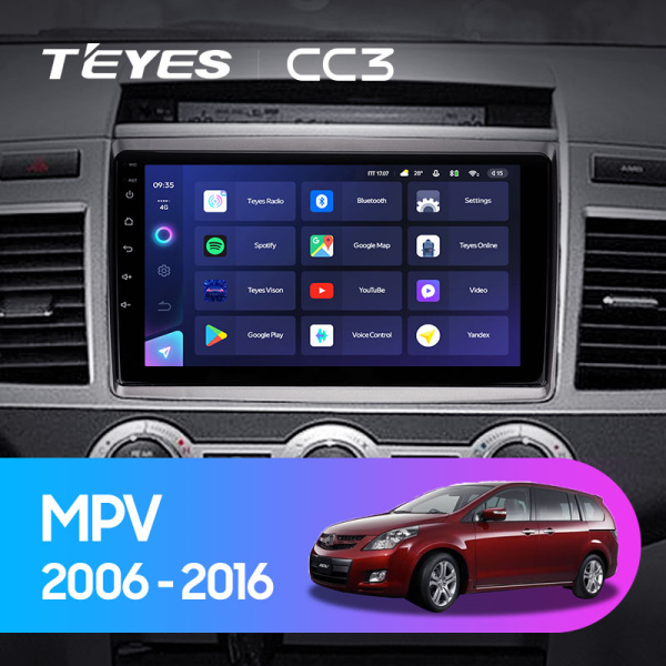 Штатная магнитола Teyes CC3L 3+32G для MPV 2006-2016