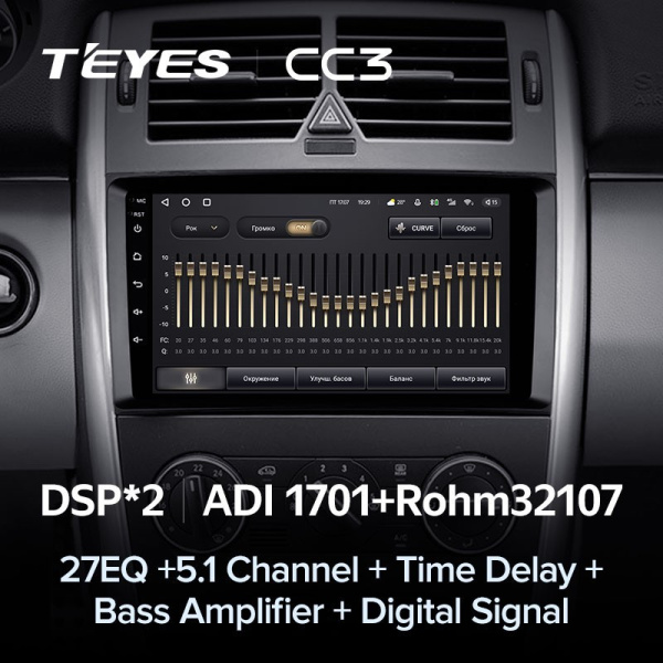 Штатная магнитола Teyes CC3 3/32 Mercedes Benz B-Class T245 (2005-2011)