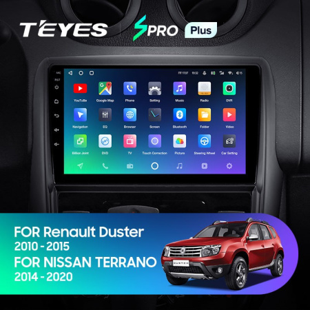 Штатная магнитола Teyes SPRO Plus 6/128 Renault Duster 1 (2010-2015)