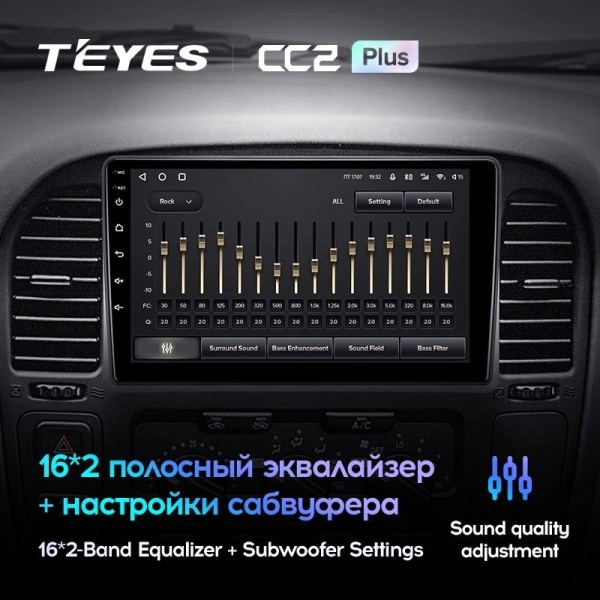 Штатная магнитола Teyes CC2 Plus 4/64 Toyota Land Cruiser 10 J100 100 (1998-2007)