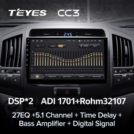 Штатная магнитола Teyes CC3 360 6/128 Toyota Land Cruiser 11 200 (2007-2015)