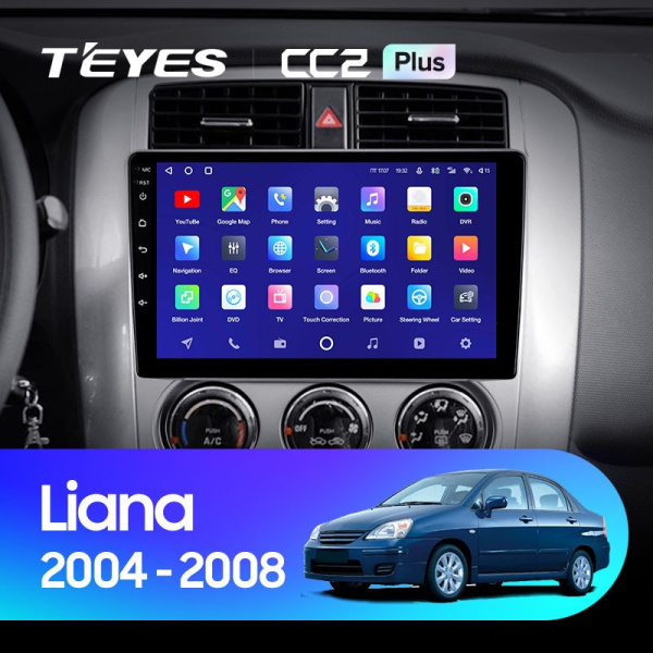 Штатная магнитола Teyes CC2 Plus 3/32 Suzuki Liana 1 (2004-2008)