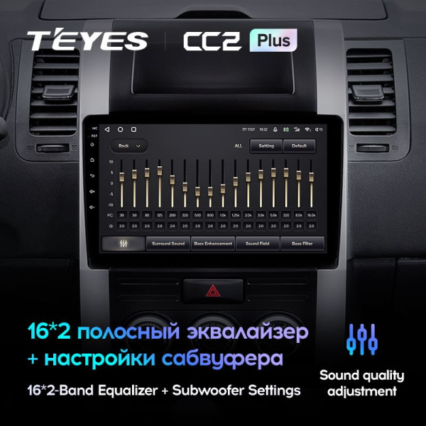 Штатная магнитола Teyes CC2 Plus 4/64 Nissan X-Trail T31 (2007-2015)