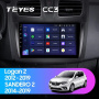 Штатная магнитола Teyes CC3 360 6/128 Renault Sandero 2 (2014-2019)