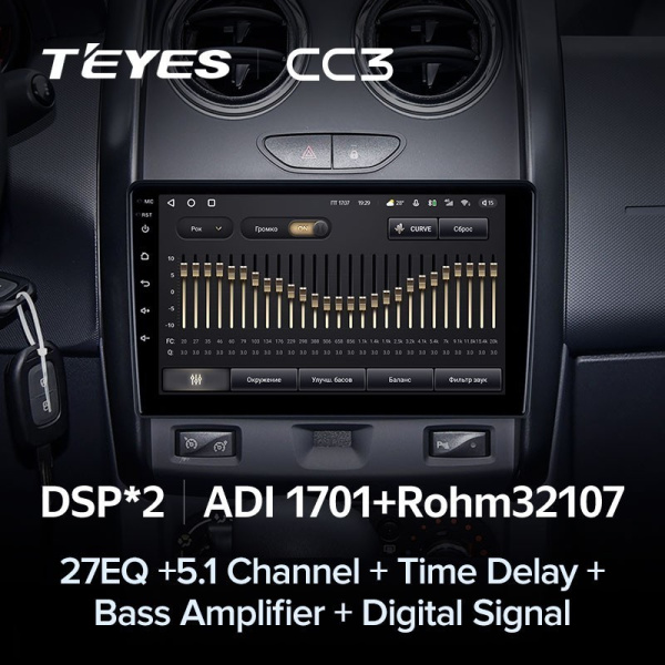 Штатная магнитола Teyes CC3 360 6/128 Renault Duster (2015-2018)